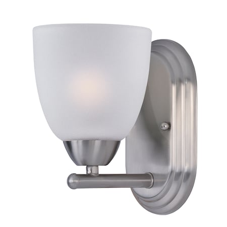 Maxim Lighting Axis 1-Light 5" Wide Satin Nickel Vanity Light 11311FTSN